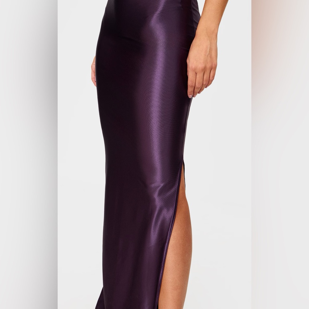Plum Maxi Skirt - Picture 4 of 5